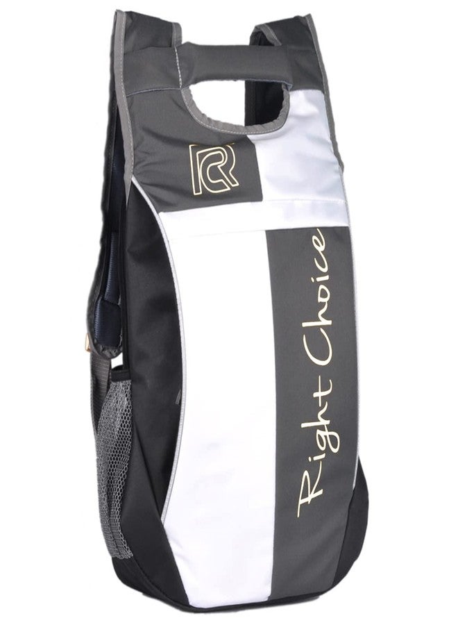 RIGHT CHOICE Standard Backpack Stylish Daily Use Unisex Typography College Bags (2234 Grey) (Medium Size) - Image 1